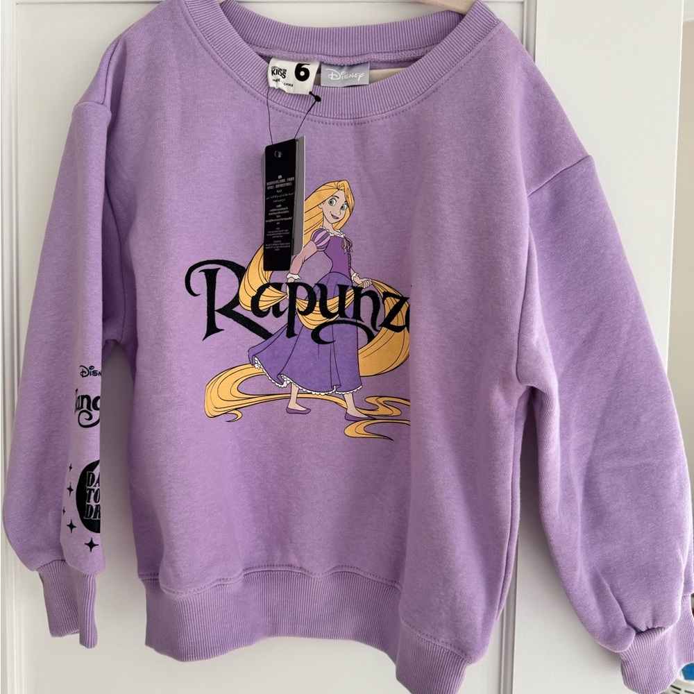 Disney Lavender Rapunzel Graphic Sweatshirt